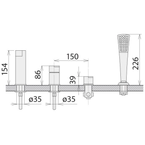 Mezclador Welle Ernest AR28218D-1303