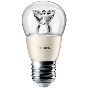 Bombilla Philips LEDluster P48 CL D 6W 2700K E27