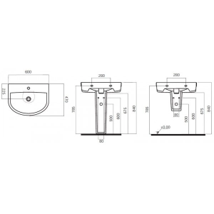 AM-PM Bliss L C534321WH