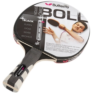 Raqueta de tenis de mesa Butterfly Timo Boll Black