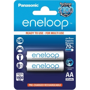 Acumulador / batería Panasonic Eneloop 2xAA 1900 mAh