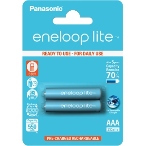 Acumulador / batería Panasonic Eneloop Lite 2xAAA 550 mAh