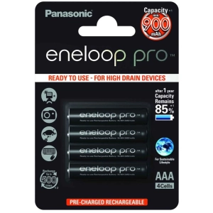 Acumulador / batería Panasonic Eneloop Pro 4xAAA 900 mAh