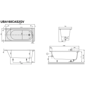 Villeroy & Boch O.novo 170x75