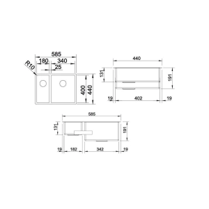 Blanco Claron 340/180-IF/N 517224