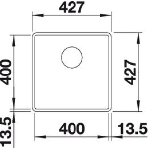 Blanco Subline 400-F 519800