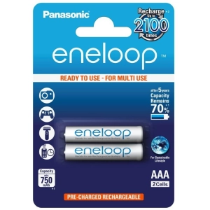 Acumulador / batería Panasonic Eneloop 2xAAA 750 mAh