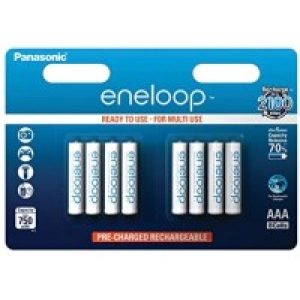 Acumulador / batería Panasonic Eneloop 8xAAA 750 mAh