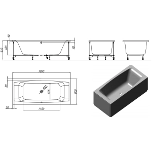 Kolpa San Aida 180x80