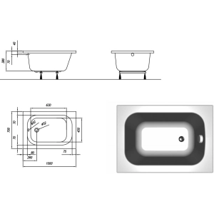 Kolpa San Mini 100x70