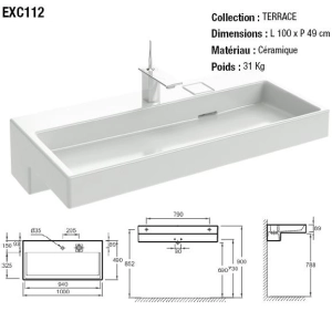 Jacob Delafon Terrace EXC112-00