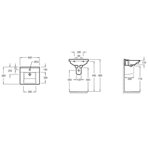 Lavabo Jacob Delafon Struktura EXI112-00