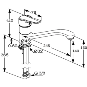 Batidora Kludi D-Vise 379550590