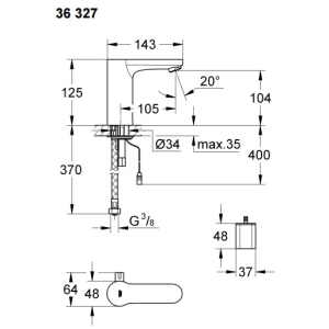 Grohe Eurosmart Cosmopolitan E 36327000