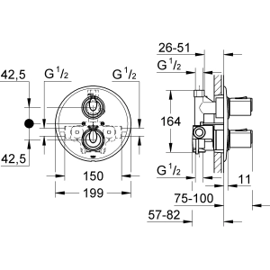 Grohe Grohtherm 1000 34161000