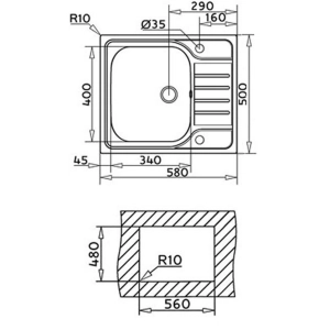 Teka 580.500 1B 1/2D