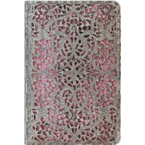 Bloc de notas Paperblanks Silver Filigree Pink Pocket