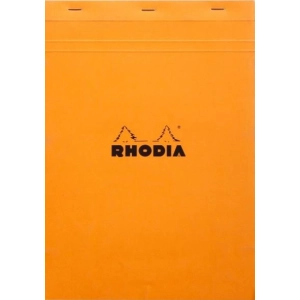 Bloc de notas Rhodia Ruled Pad #19 Orange