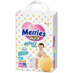 Pañales Merries Pants M / 56 pcs