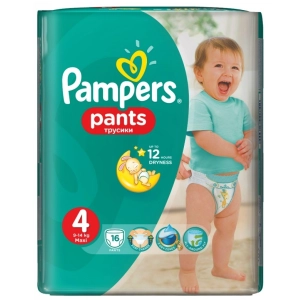 Pañales Pampers Pants 4 / 16 pcs