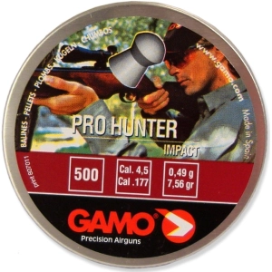 Balas y cartuchos Gamo Pro Hunter 4,5 mm 0,49 g 500 pcs