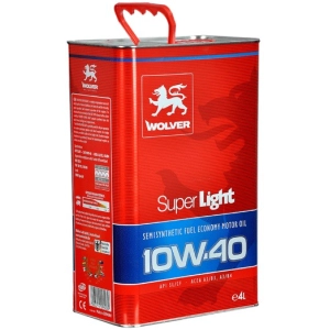 Aceite de motor Wolver Super Light 10W-40 4L