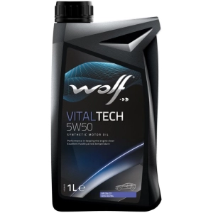 Aceite motor WOLF Vitaltech 5W-50 1L