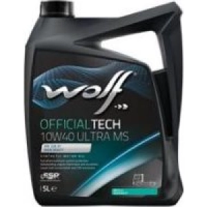 Aceite de motor WOLF Officialtech 10W-40 Ultra MS 5L