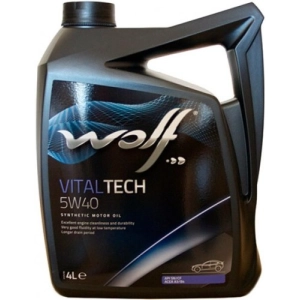 Aceite motor WOLF Vitaltech 5W-40 4L