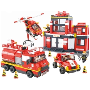 Constructor Sluban Fire Station Average Set M38-B0226