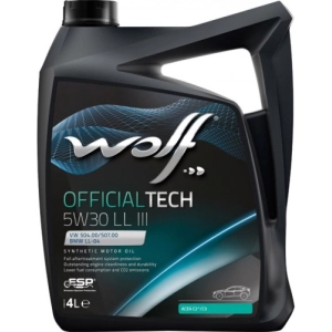 Aceite de motor WOLF Officialtech 5W-30 LL-III 4L