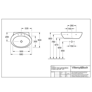 Villeroy & Boch Aveo 413070