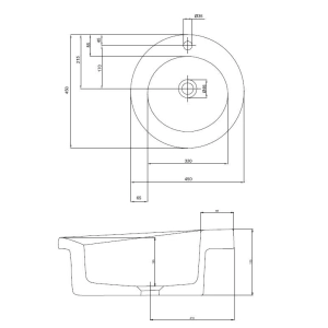 Lavabo Kolo Cocktail 45 L31845