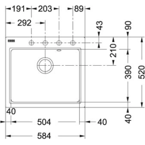 Franke Fiji FIG 610-58 114.0330.914