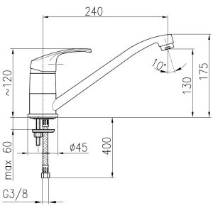 Armatura Krzem 4213-915-00