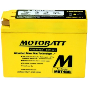 Batería de coche Motobatt MBT4BB