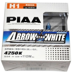 Lámpara de coche PIAA H1 Arrow Star White H-614