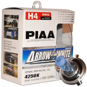 Lámpara de coche PIAA H4 Arrow Star White H-610