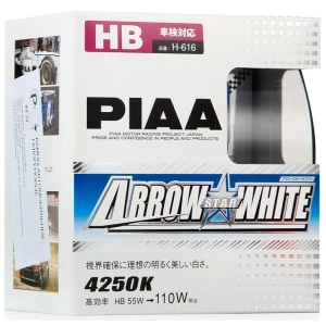 Lámpara de coche PIAA HB3 Arrow Star White H-616