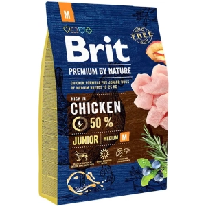 Comida para perros Brit Premium Junior M 3 kg