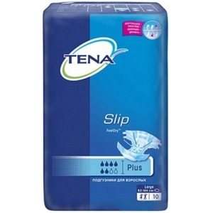 Pañales Tena Slip Plus L / 10 pcs