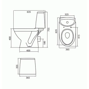 Inodoro Kolo Runa L89208