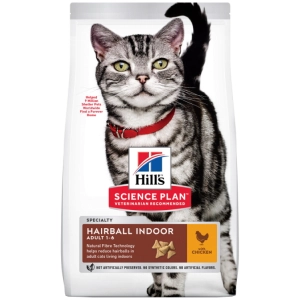 Comida para gatos Hills SP Adult Hairball Control Chicken 1,5 kg