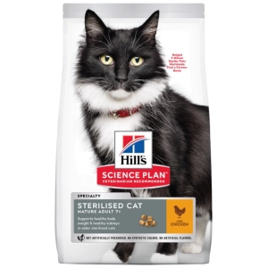 Comida para gatos Hills SP Adult 7+ Sterilised Chicken 0,3 kg