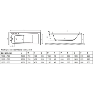 Excellent Ava 170x70