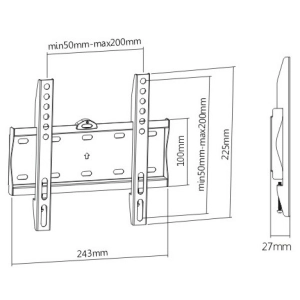 Soporte/Montaje Brateck KL21G-22F