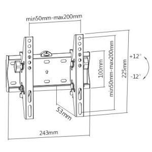 Soporte/montaje Brateck KL21G-22T