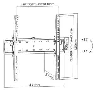 Soporte/soporte Brateck KL21G-44T