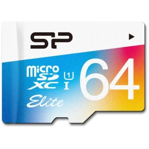 Tarjeta de memoria Silicon Power Elite Color microSDXC UHS-1 Class 10 64Gb