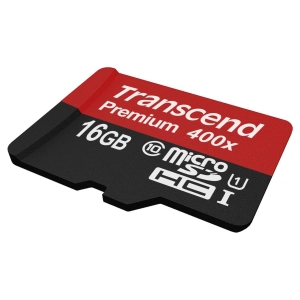 Transcend Premium 400x microSDHC UHS-I 16Gb